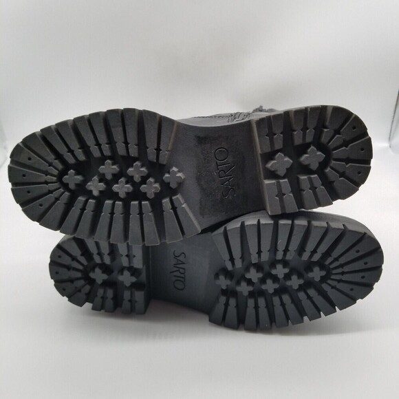 Sarto Studio Womens Fera 56020 Black Croc Print Knee High Winter Boots 7M - Picture 6 of 8